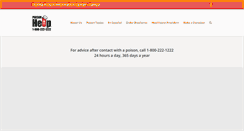 Desktop Screenshot of poisoncentertampa.org